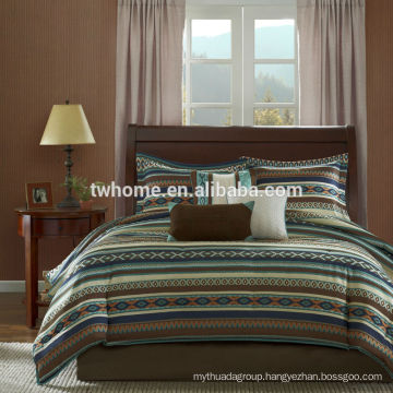 Madison Park Malone Comforter Duvet Cover Striped Blue Bedding Set